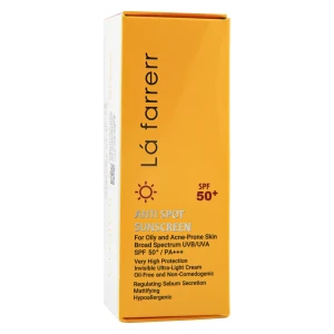 کرم ضد آفتاب و ضد لک SPF50 لافارر پوست چرب